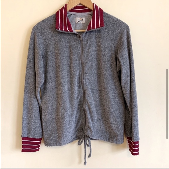 NWOT Marine Layer Virginia Track Jacket Gray Retro Small - Picture 6 of 8